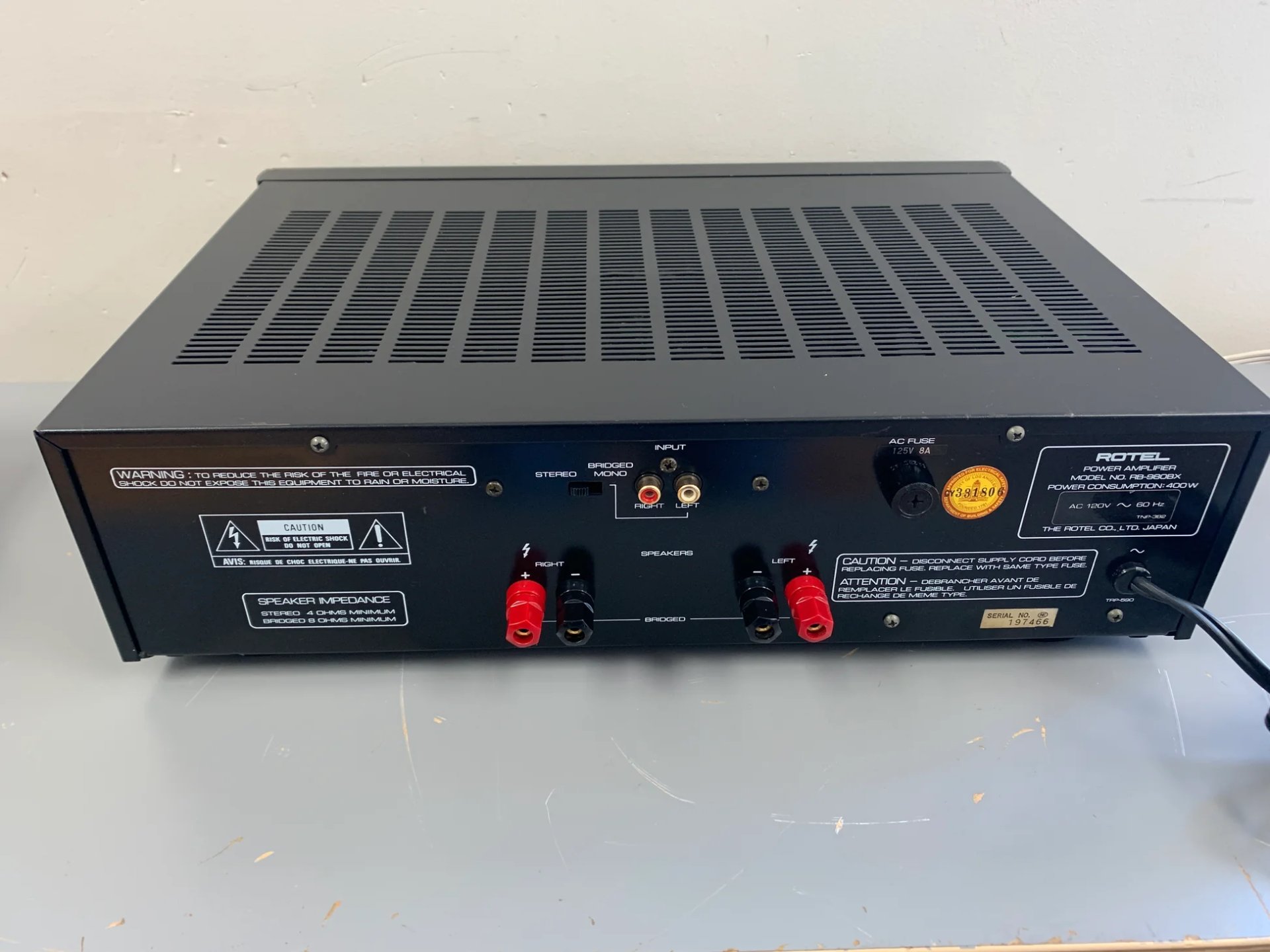 Rotel rb-980bx - Fitech Magazin & Service de Electronice